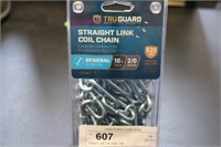 Straight Link Coil Chain 10ft