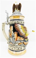 Handarbeit Bald Eagle German Beer Stein