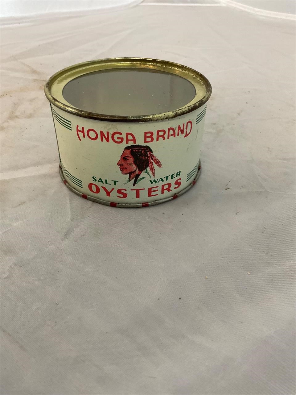 Honga Brand 8oz Cambridge Md Oyster Can