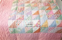 Pink Pieced Quilt