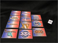 Team NFL SuperBowl Cards; (11); c.1995;