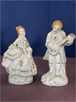 Colonial figures salt & pepper shakers made in