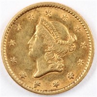 1852 Gold Liberty Dollar - XF/AU