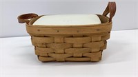 2004 Longaberger Tea Basket with protector and