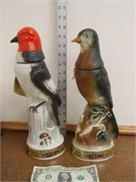 2 Jim Beam Trophy Coll. Bird Decanters - Robin