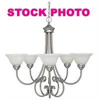 Capital Lighting 3226MN-220 5-light chandelier,