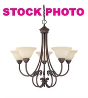 Capital Lighting 3226BB-257 5-light chandelier,