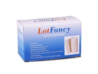 LotFancy 2Pcs Cotton Elastic Bandage, 2 in x 15 Fe