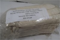 Industrial Work Gloves-100% Cotton