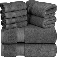 Utopia 8 piece Premium Towel Set