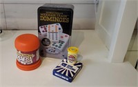 Dominoes, Farkle, card games
