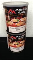 2 Mountainhouse freeze-dried corn 16 ounce cans