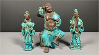 Set of 3 Asian Figures
