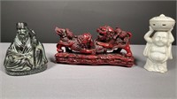 Lot of 3 Asian Figures