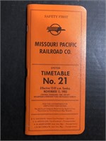 NOVEMBER 13, 1983 MOPAC SYSTEM TIMETABLE NO. 21