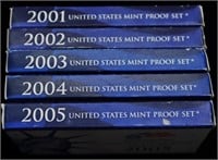 2001-2005 US PROOF SETS