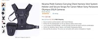Nicama Multi Camera Carrying Chest Harness Vest