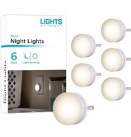 Lights By Night Mini LED Night Light, Plug-In,