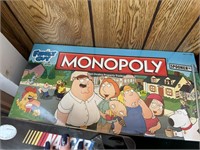 SEALED FAMILY GUY MONOPOLY  GAME