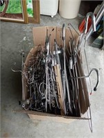 BOX OF WIRE HANGERS