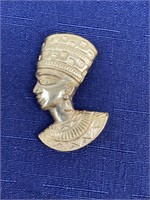 Vintage brooch Cleopatra