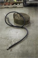 6" DRIVE BELT, GAS NOZZLE AND HOSE, UNKNOWN