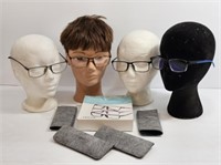 4 PAIRS OF READING GLASSES - +2.50