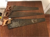 Antique saws (3) set #2
