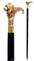 PIRU Brass Walking Stick Solid Vintage Designer Li