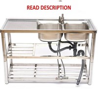 Single Bowl Stainless Sink Set & Tap