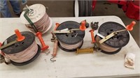 (4) Fence Reels w/fencing