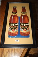 Potosi Pure Malt Beer - Framed Print
