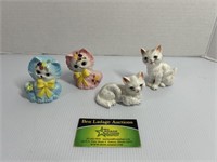 Japanese Cat Salt and Pepper Shakers