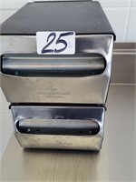 2 napkin dispensers