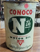 CONOCO NTH MOTOR OIL EMPTY TIN CAN