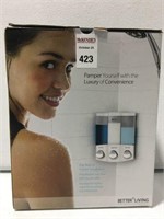 BETTER LIVING TRIO SHOWER DISPENSER