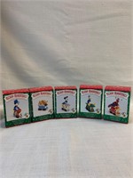 Lot of 5 Hallmark Disney Mickey Merry Miniatures