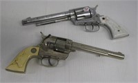(2) Vintage cap pistol guns including Cowboy and