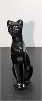 Baccarat Crystal Sitting Egyptian Cat