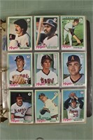 Approximately 538 MLB sports cards from the 1970's