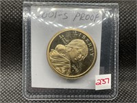 2001-S SACAGAWEA DOLLAR PROOF