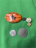 Pioneer City Rodeo 1989 pin, Safety Matters
