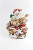 Fitz & Floyd Large Decorative Santa Cookie Jar