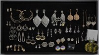 30pc Various Rhinestone Earrings