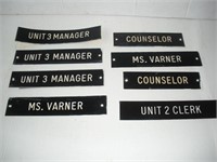 Assorted Prison Signs    3x12 inches