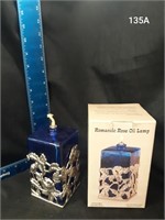 Blue Romantic Oil Lamp