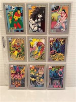 9 X 1991 DC Comics Cards
