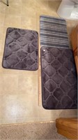 3 Bathroom Rugs Like New