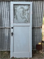 White Door with Glass