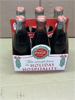 COCA-COLA VTG 6 PACK BOTTLE ADVERTISING w CONTENT